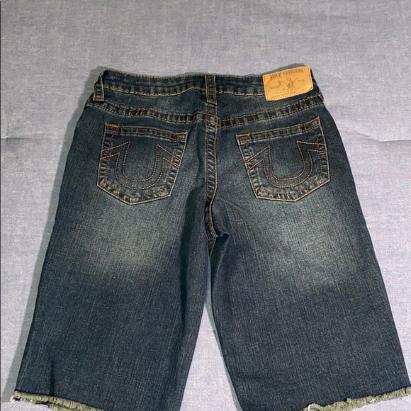 Authentic True Religion Boy’s Cut Off Shorts - Picture 3 of 8
